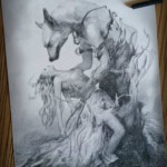 Wolf and Woman Wolf and Woman